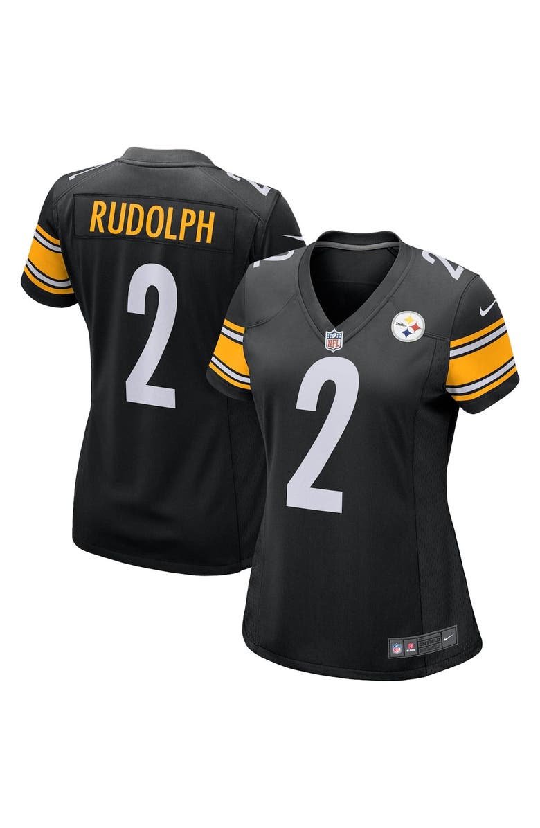 Nike Women's Nike Mason Rudolph Black Pittsburgh Steelers Game Player Jersey, Main, color,