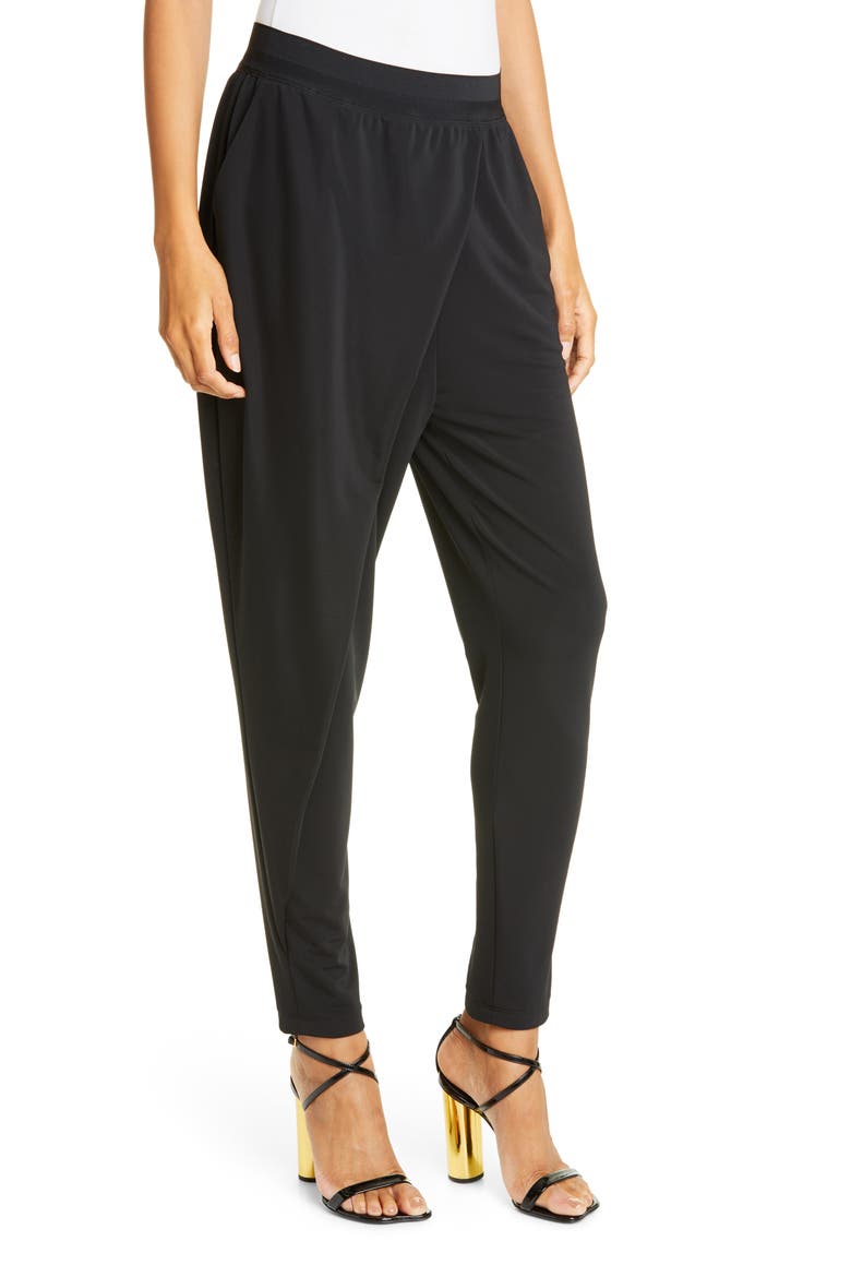 Shana Jersey Pants, Main, color, BLACK