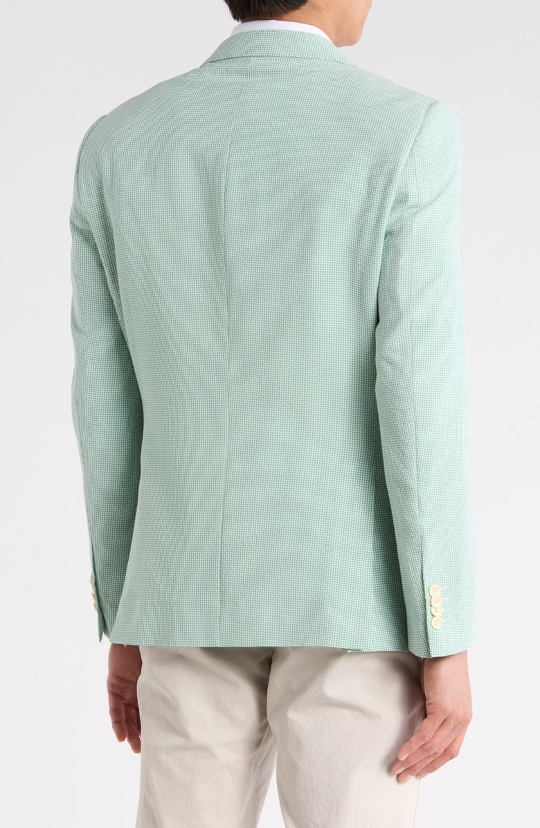 ZANETTI Trim Fit Blazer, Alternate, color, Light Green