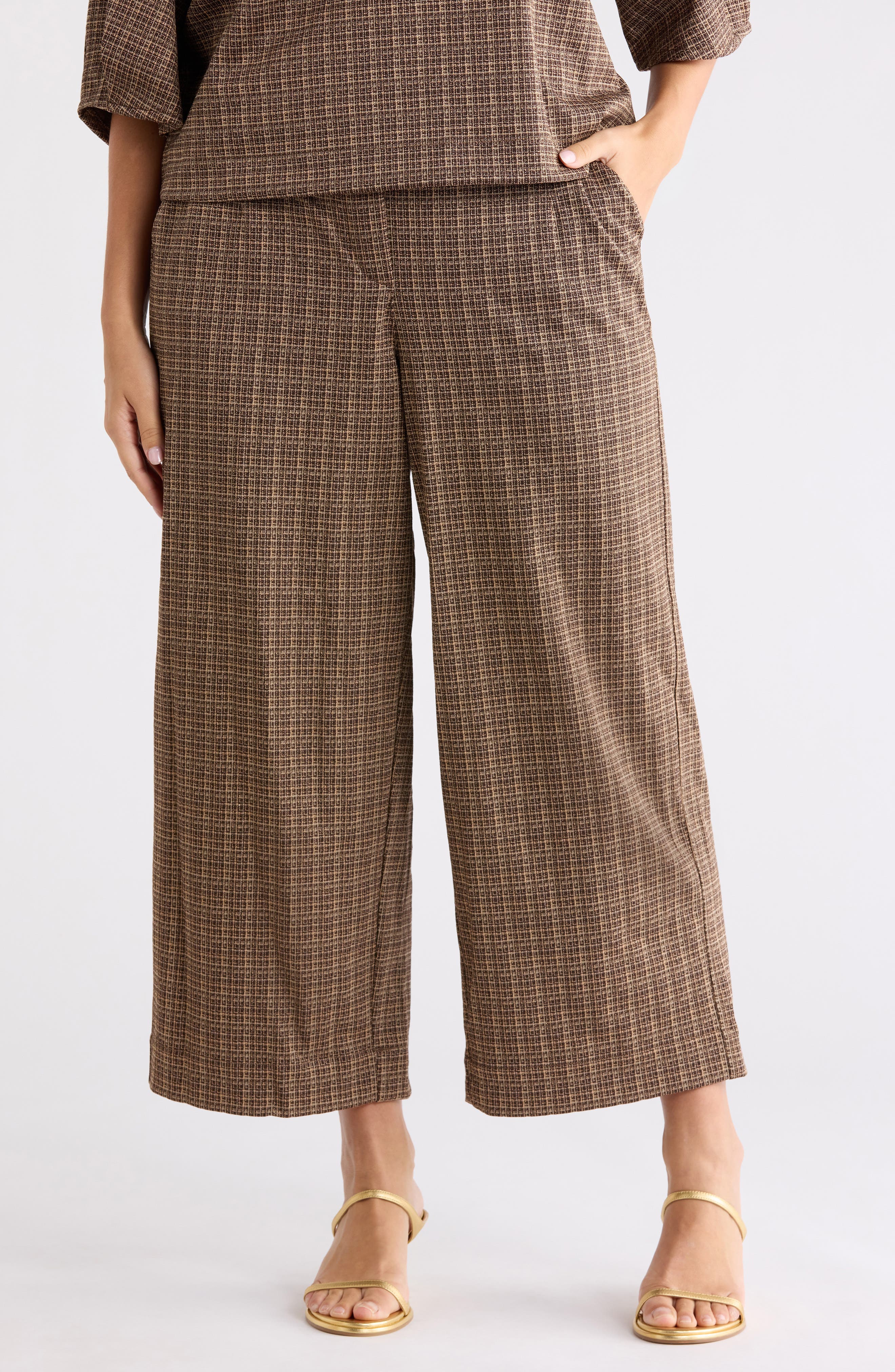 Democracy 'Ab'leisure Ankle Wide Leg Pull-On Pants
