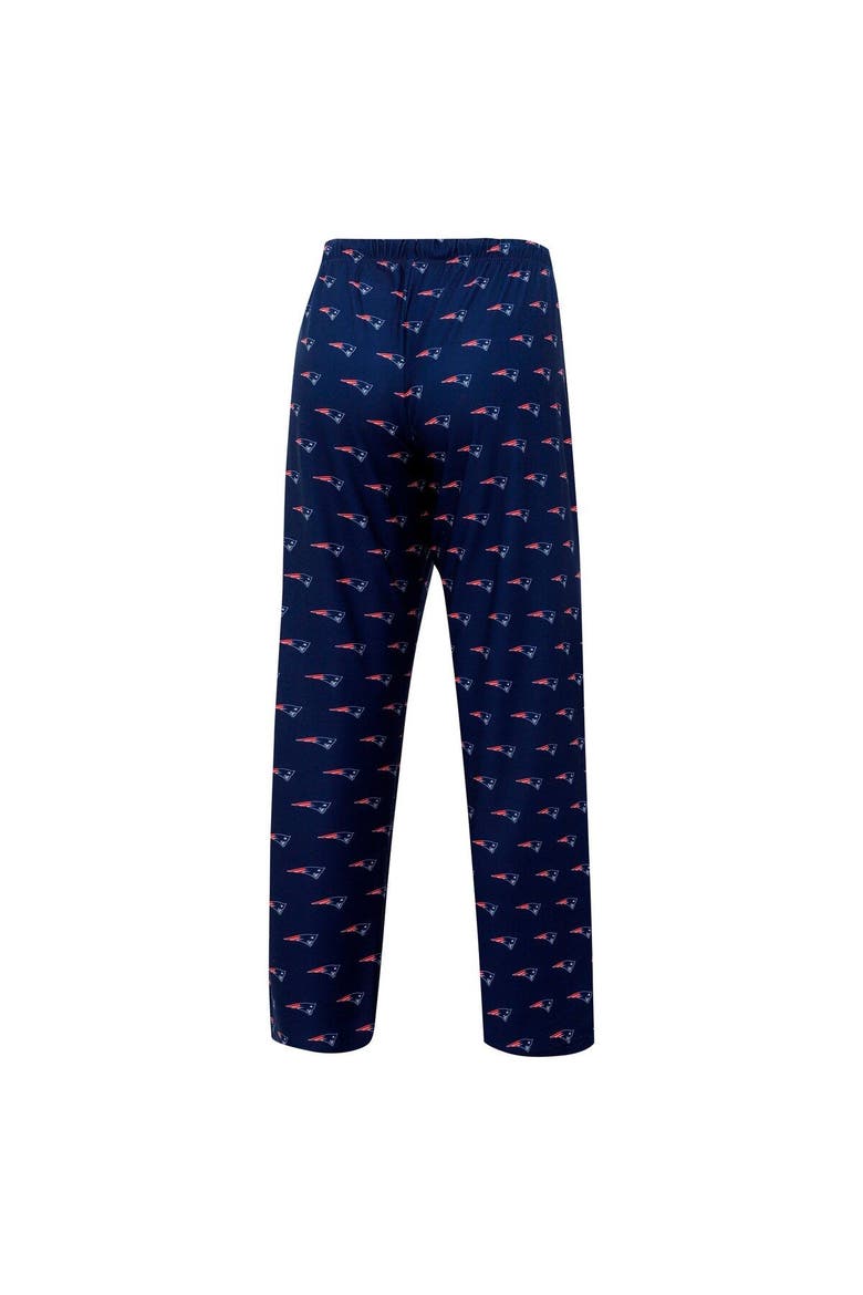 Women's Concepts Sport Navy New England Patriots Gauge Allover Print Sleep Pants, Alternate, color, Navy