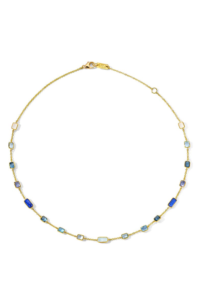 Ippolita Rock Candy Gelato Confetti Frontal Necklace, Main, color, Gold