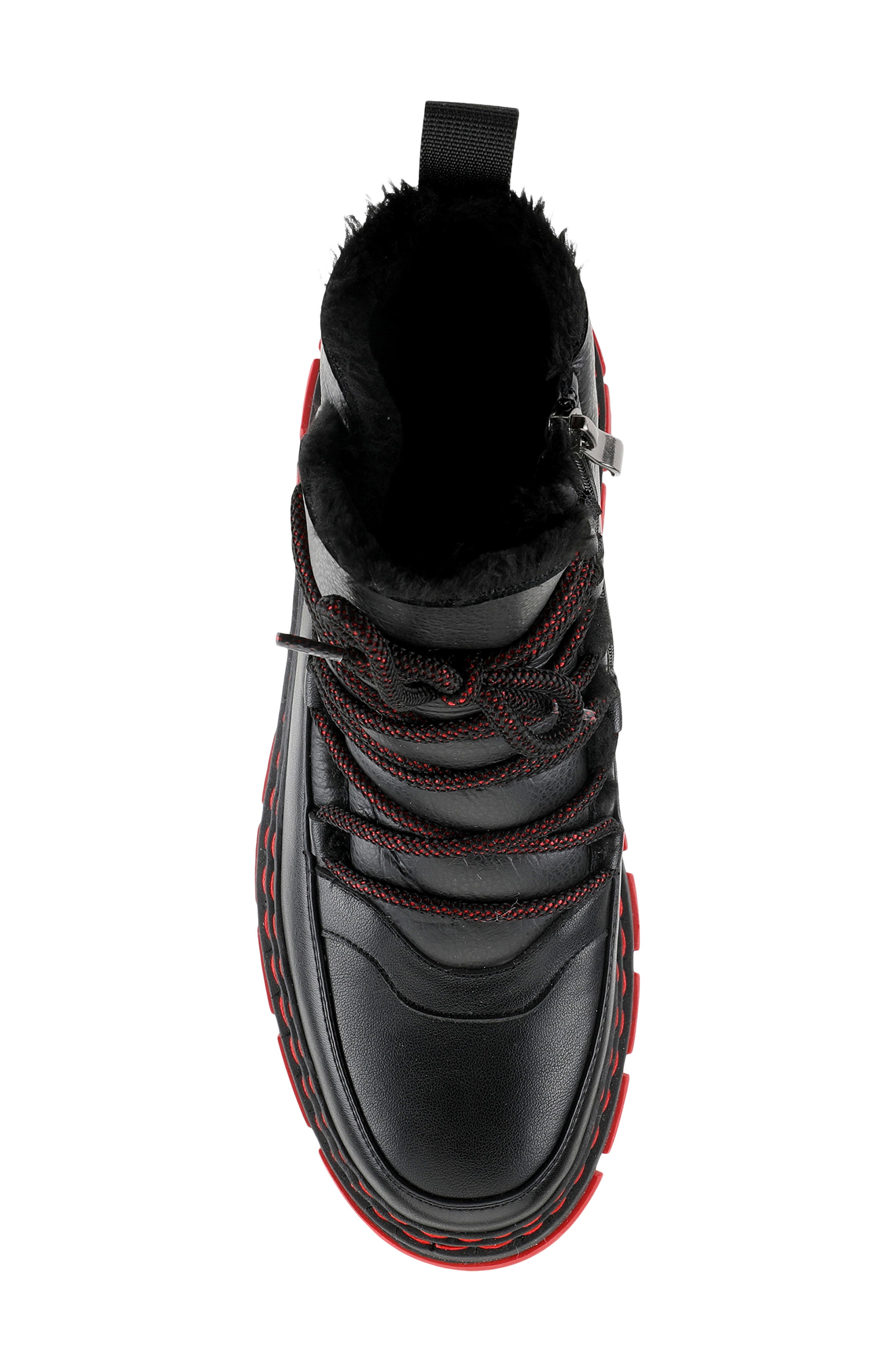 AZURA BY SPRING STEP Supertramp Faux-Fur Lined Boot, Alternate, color, Black