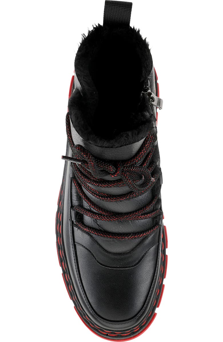 AZURA BY SPRING STEP Supertramp Faux-Fur Lined Boot, Alternate, color, Black