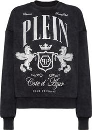 PHILIPP PLEIN Sweatshirt Ls Strass Crystal Women