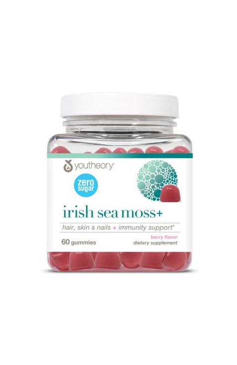 Zero Sugar Irish Sea Moss Gummy Supplement 60 Count