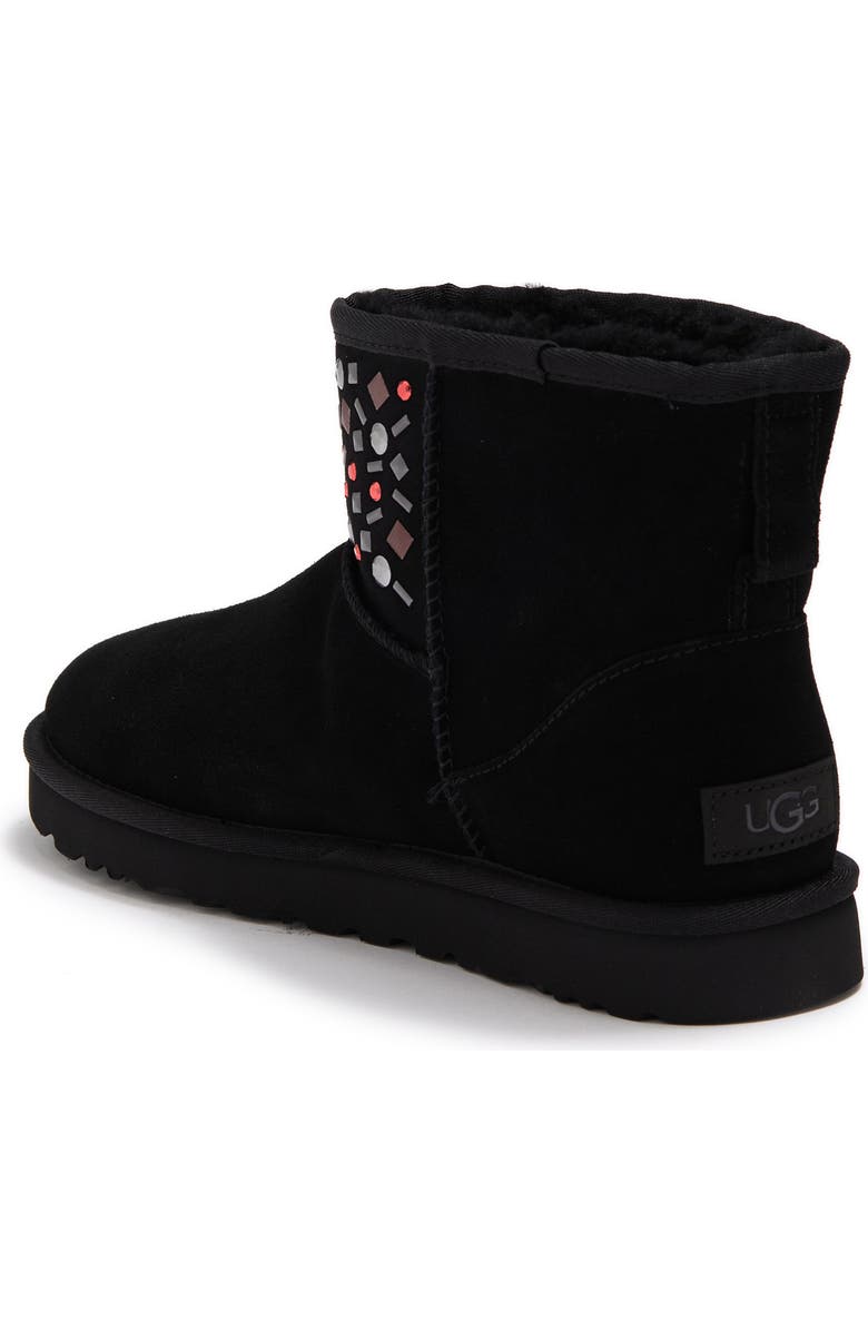 UGG<sup>®</sup> UGG Classic Genuine Sheepskin Mini Stud II Boot, Alternate, color,