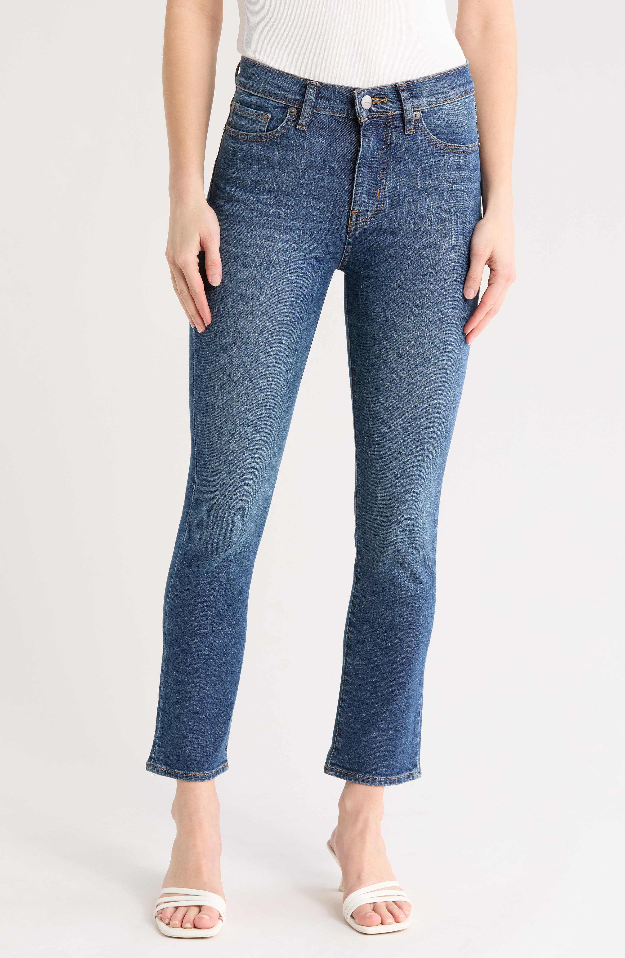 FRAME Le High Straight Jeans