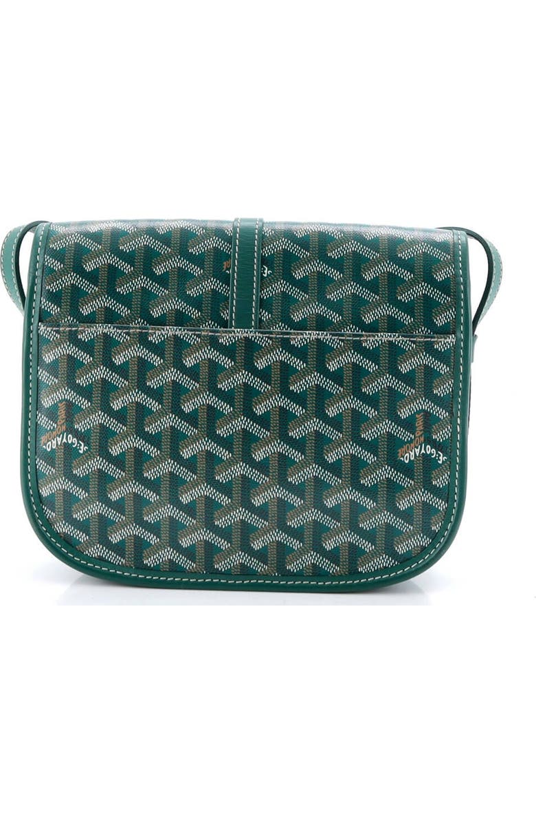 Pre-Owned Goyard Belvedere II Messenger Bag Coated Canvas PM, Alternate, color, Green