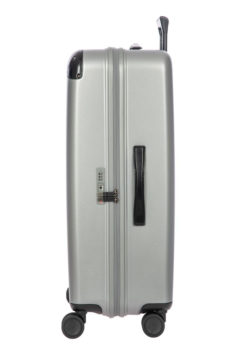 Amalfi 30" Spinner Suitcase, Alternate, color, SILVER/ BLACK