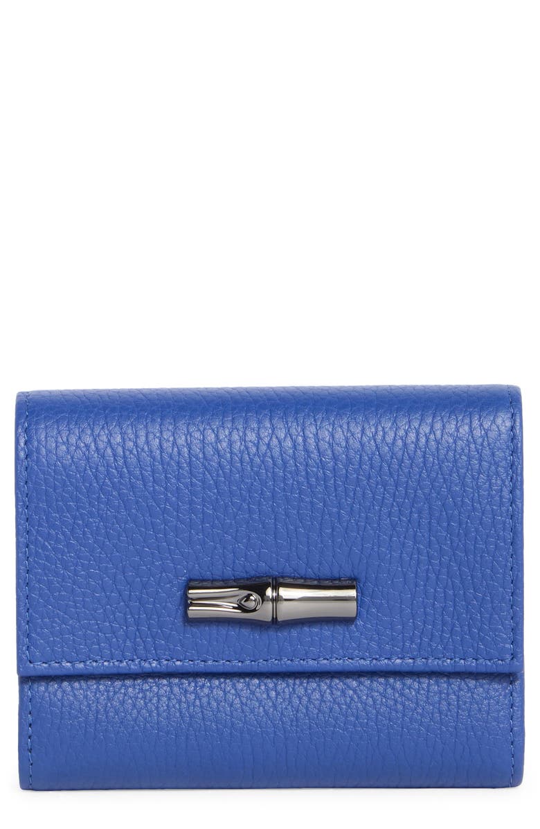 Longchamp Essential Compact Wallet, Main, color, Cobalt