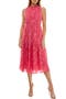 Embroidered Midi Dress