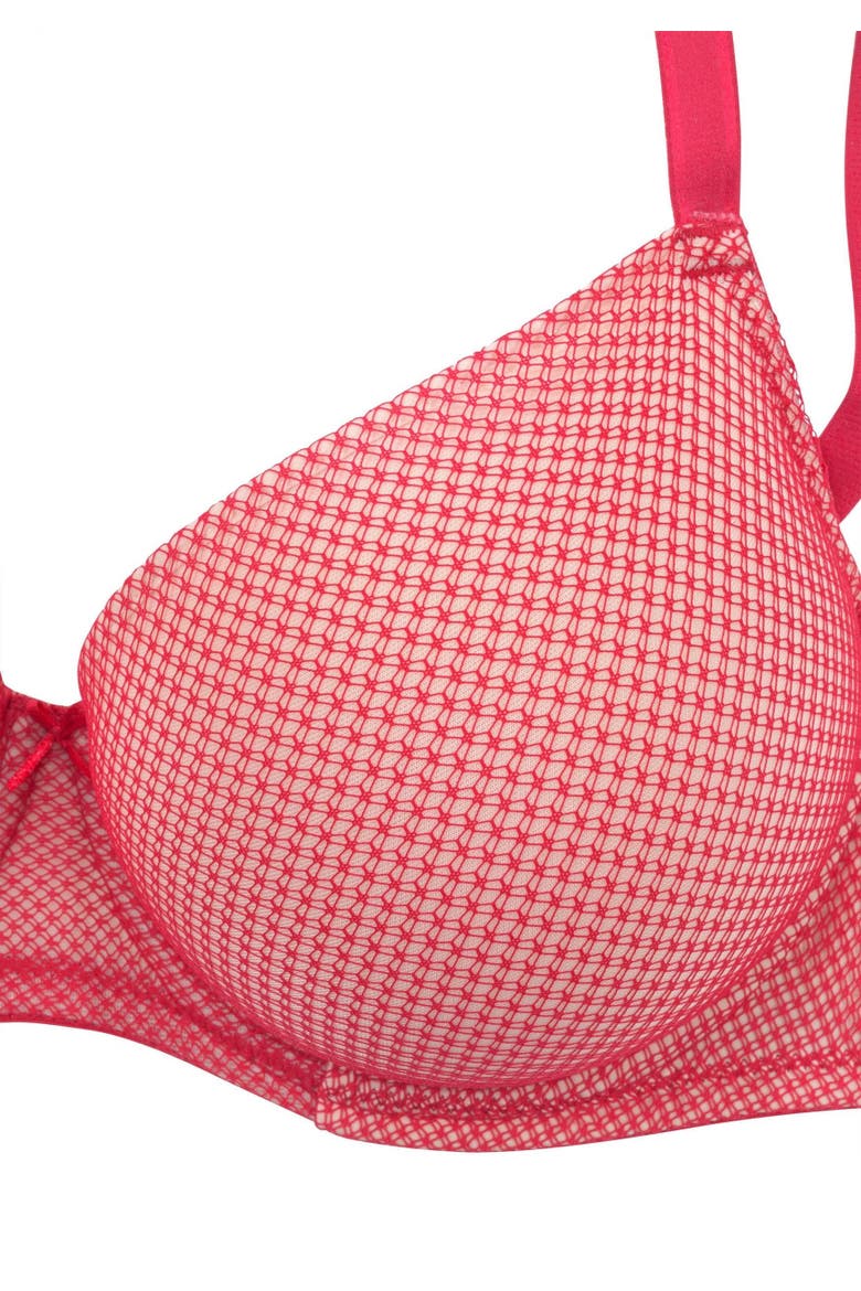 Invisible T-Shirt Bra, Alternate, color, Red