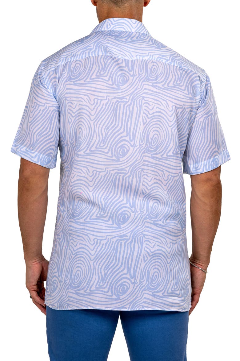 Short Sleeve Button Front Shirt, Alternate, color, WHITE