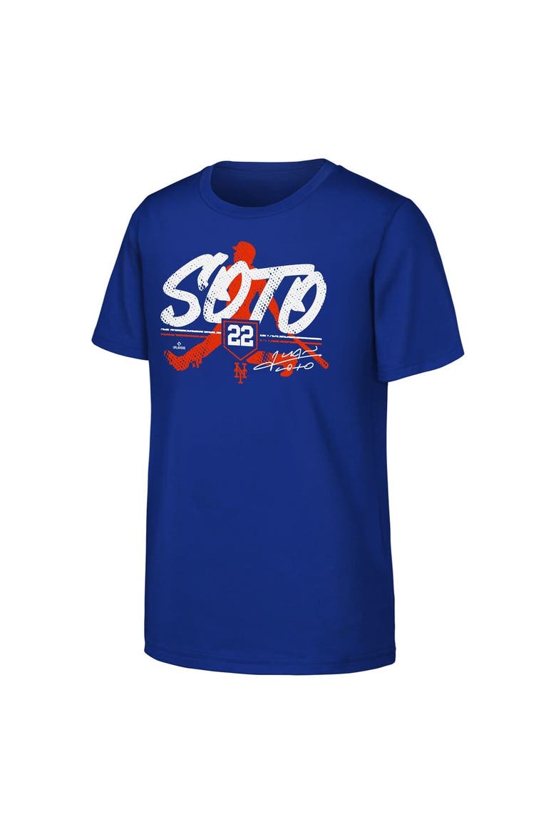 Youth Juan Soto Royal New York Mets Status T-Shirt, Alternate, color, Royal
