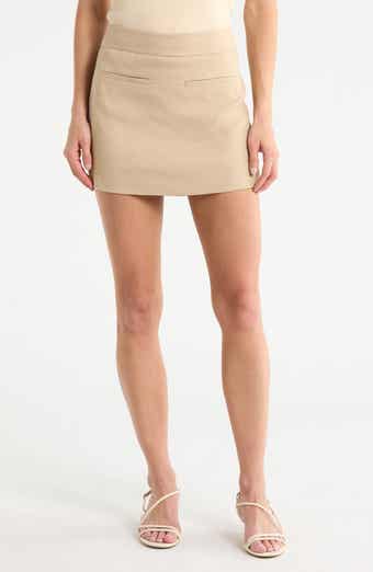 Veronica Beard Alvara Linen Blend Miniskort