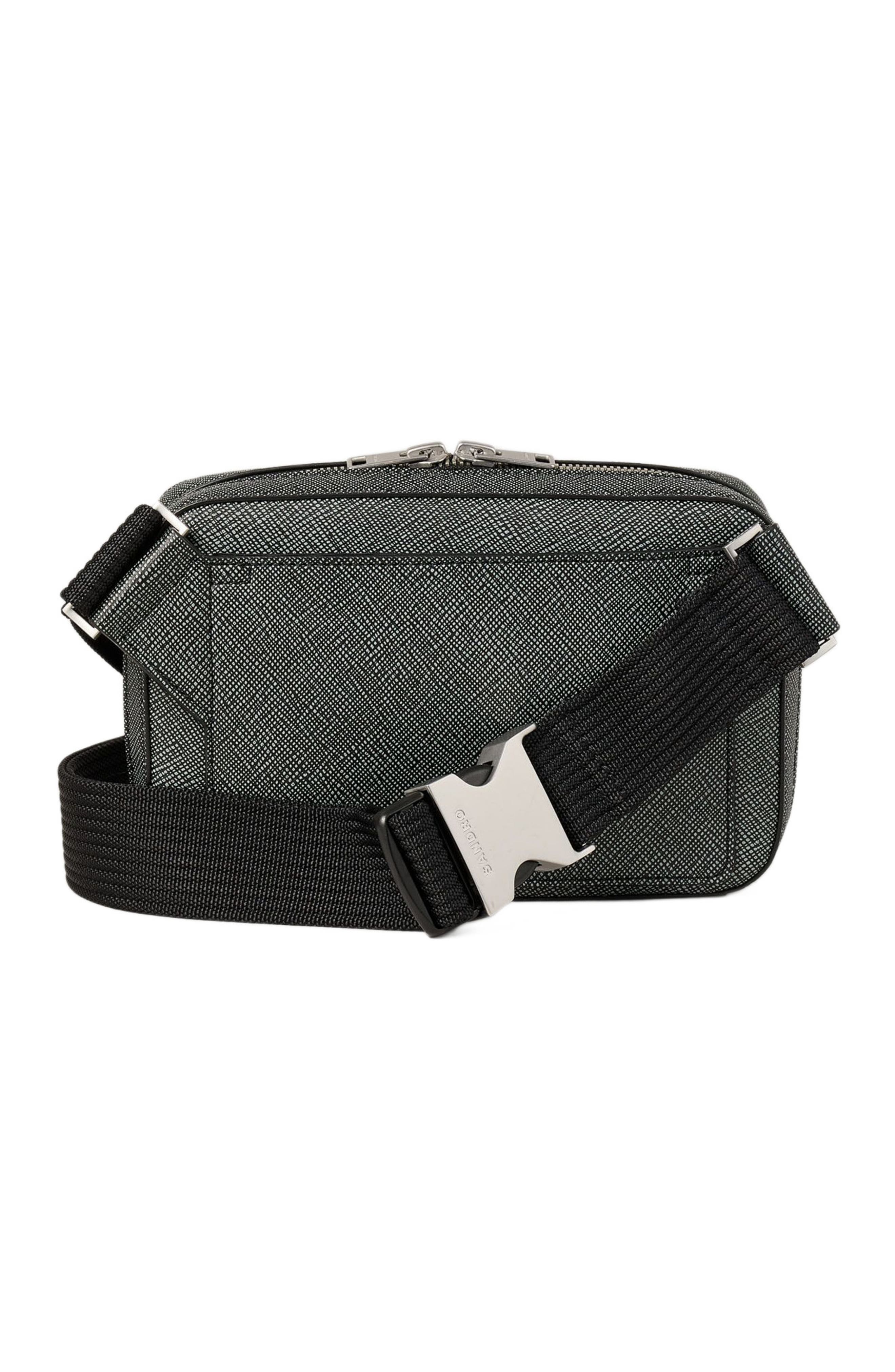 SANDRO Small reconstitued leather bag, Alternate, color, 