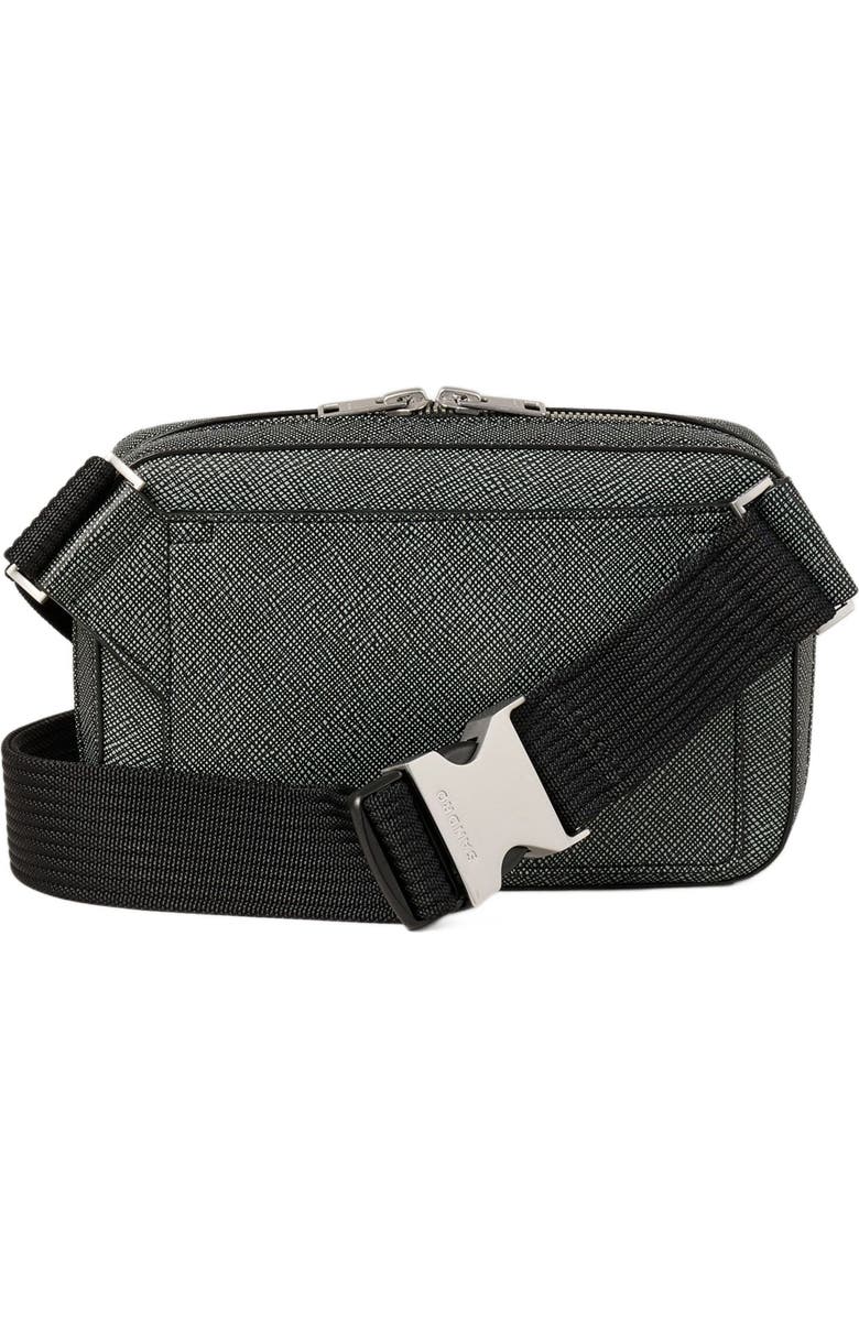 SANDRO Small reconstitued leather bag, Alternate, color,