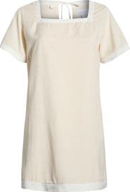 SUGARLIPS Gizelle Scallop Shift Minidress