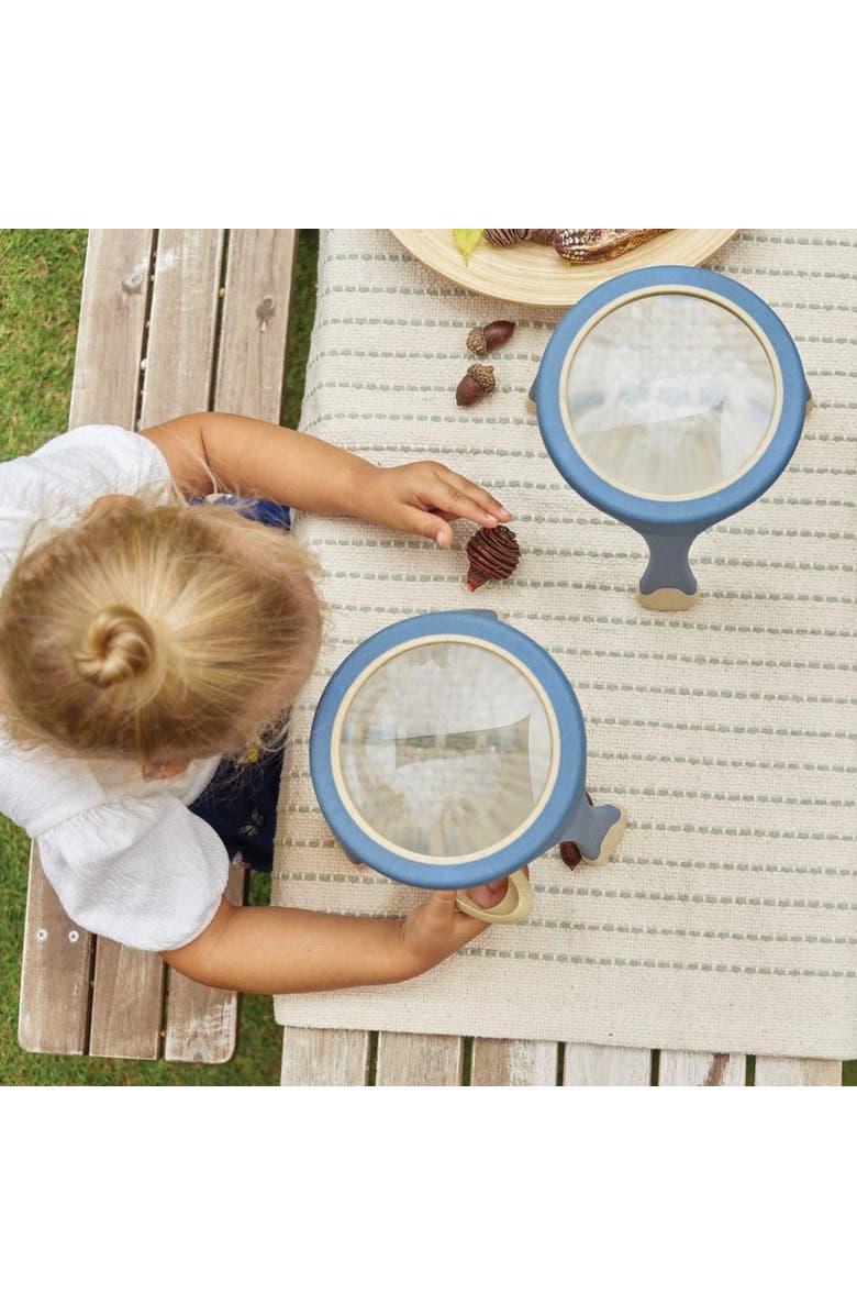 Kaplan Early Learning Company All-Weather Tabletop Magnifier - Set of 2, Alternate, color, Blue