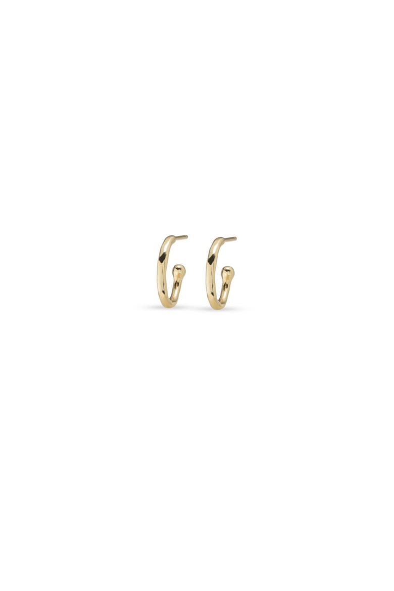 Hoop Shaped Earrings, Main, color, Gold