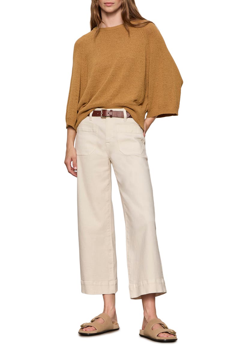 About Us Relaxed Sweater, Alternate, color, CUMIN BROWN