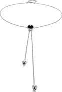 UNODE50 Black Murano Slider Pendant