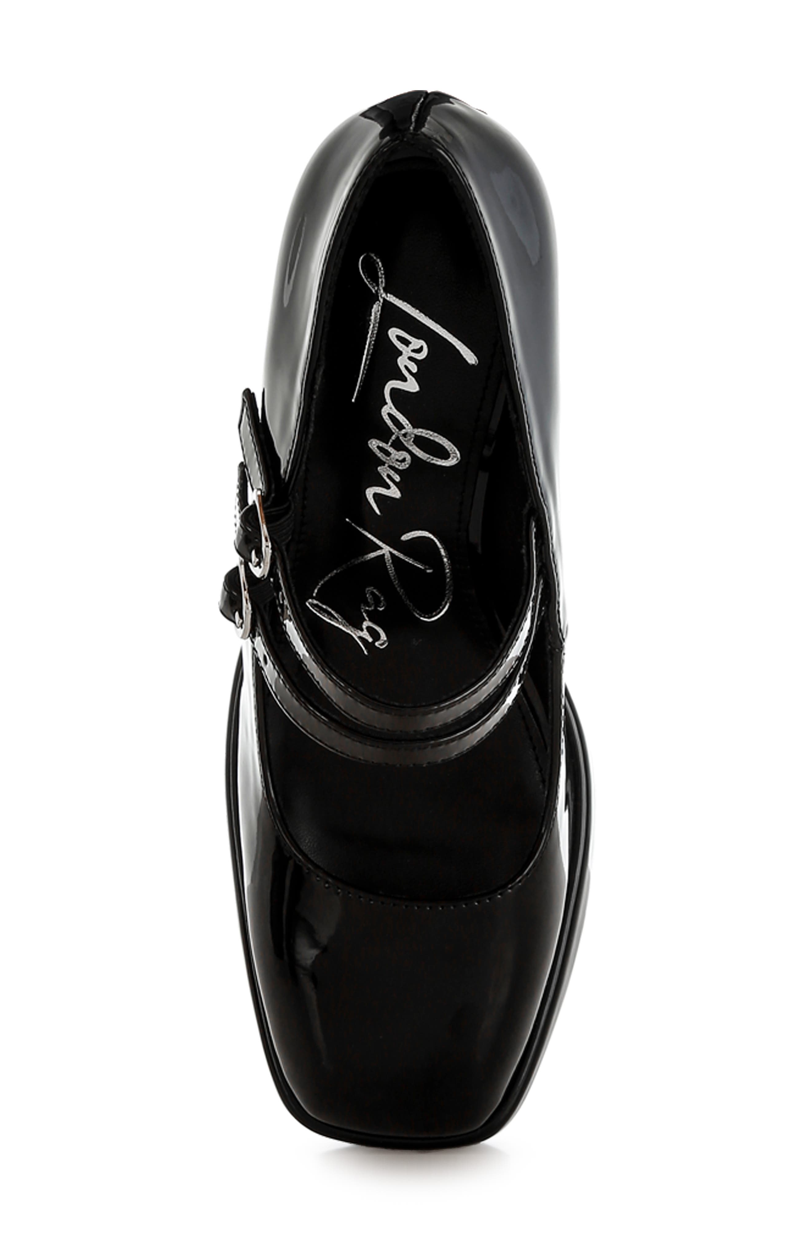LONDON RAG Sonata Double Mary Jane Strap Pump, Alternate, color, Black