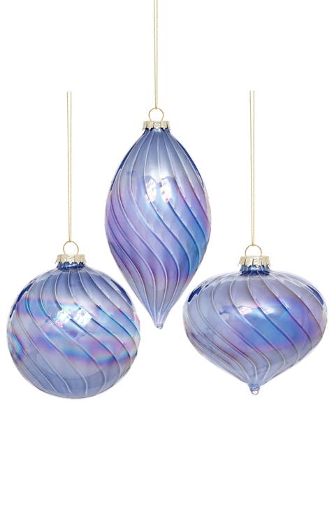 Swirl Glow Ornament, Set of 12