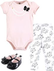 Hudson Baby Soft Cotton Collection Bodysuit, Pants, and Footwear Collection