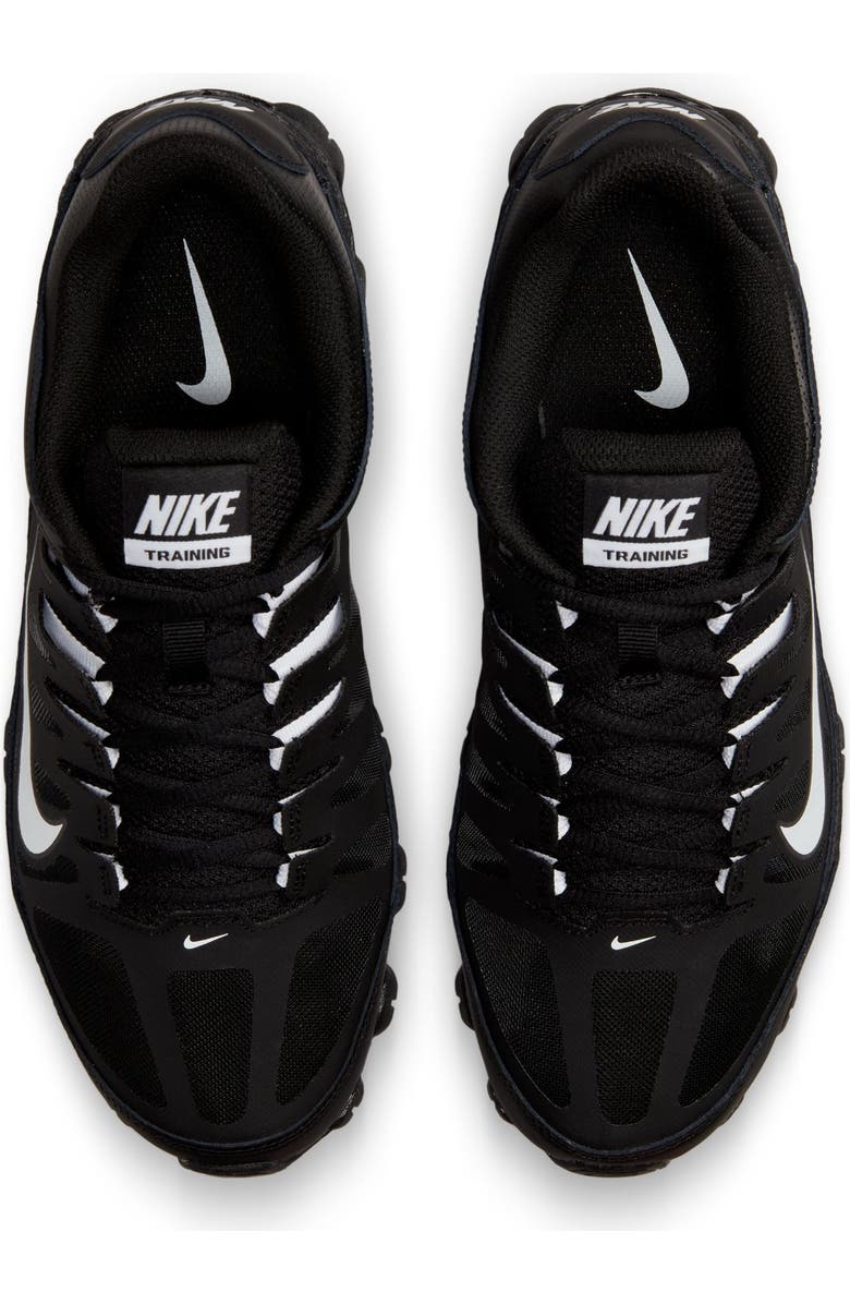 Nike Reax 8 Training Mesh Sneaker, Alternate, color, Black/ White/ Black