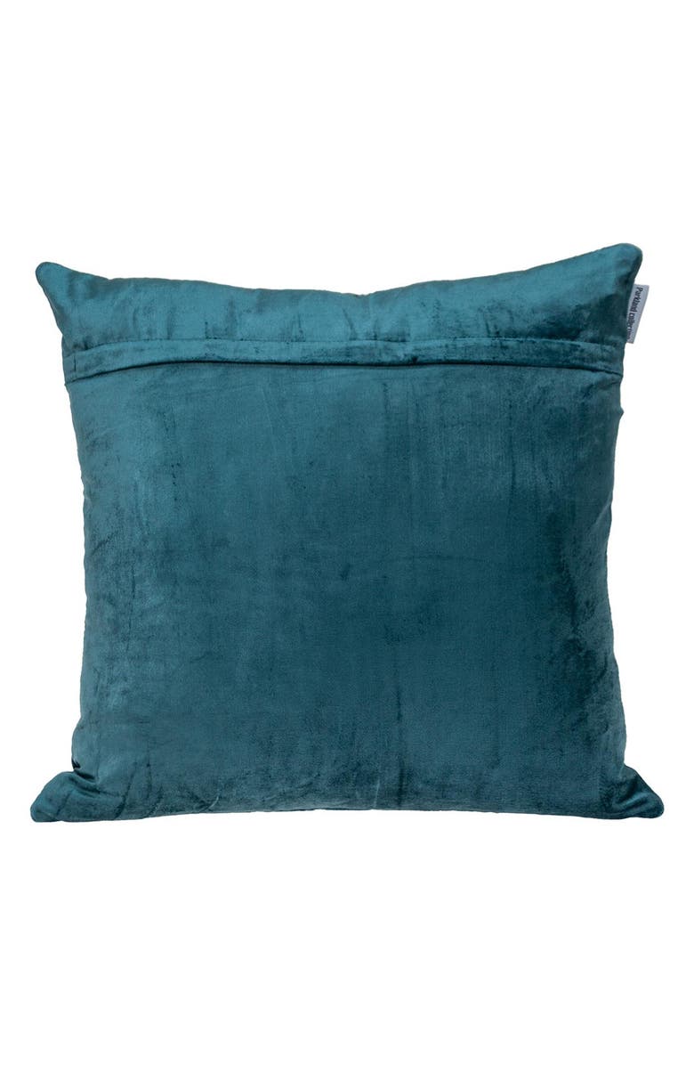 PARKLAND COLLECTION Marrisa Quilted Throw Pillow, Alternate, color, Teal