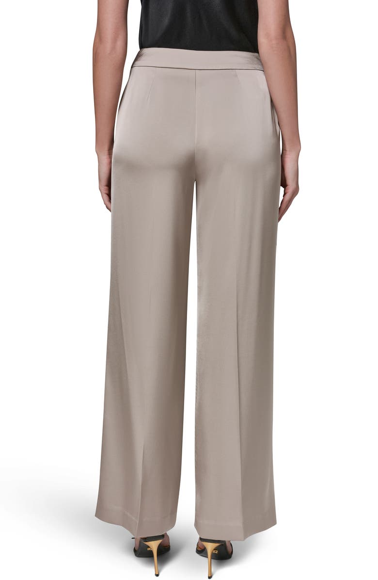 Donna Karan New York Flat Front Straight Leg Pants, Alternate, color, Turin