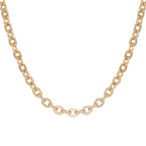 Oval Link Chain Necklace