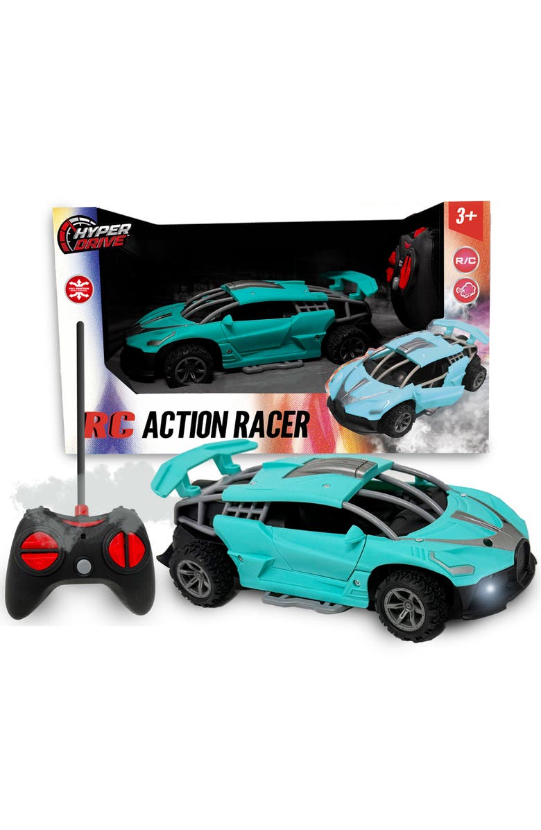 Hyper Drive RC Action Racer, 124 Scale Car, Main, color, 