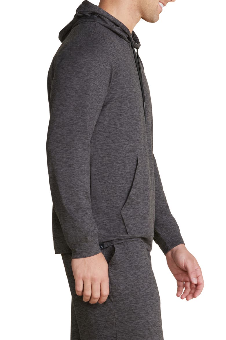 Malibu Collection® Butterchic Knit® Hoodie, Alternate, color, HEATHER CARBON