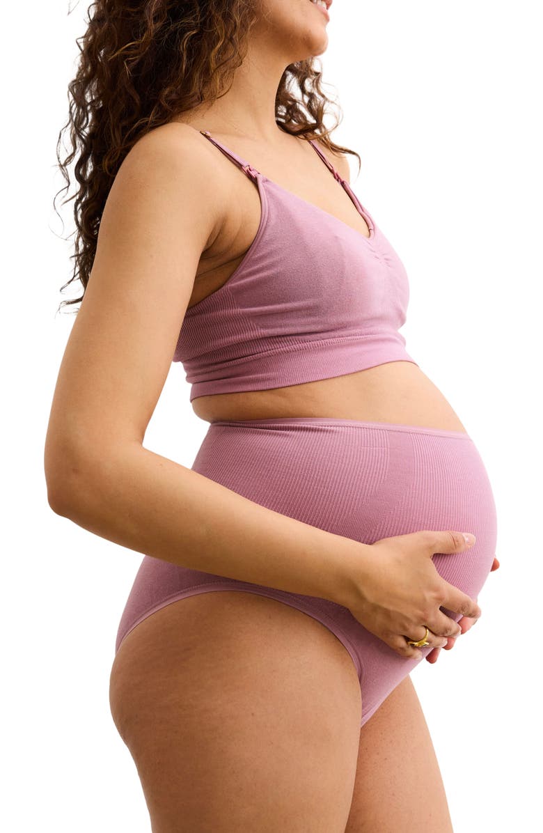 HATCH Collection The Essential Nursing And Pumping Bra, Alternate, color, Elderberry