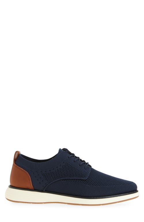 Nordstrom Rack Milo Hybrid Knit Sneaker Derby In Navy Blazer