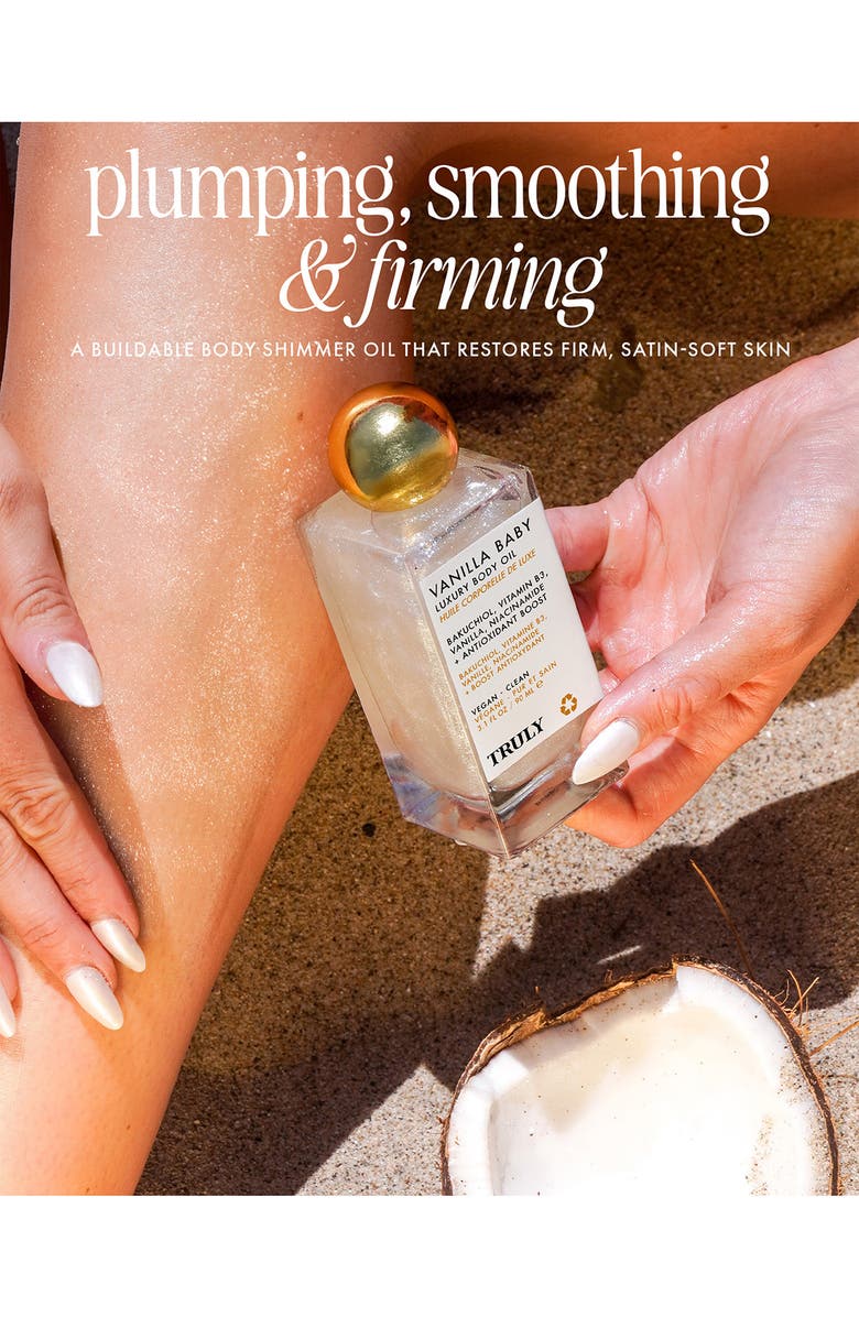 TRULY BEAUTY Vanilla Baby Luxury Body Oil, Alternate, color,