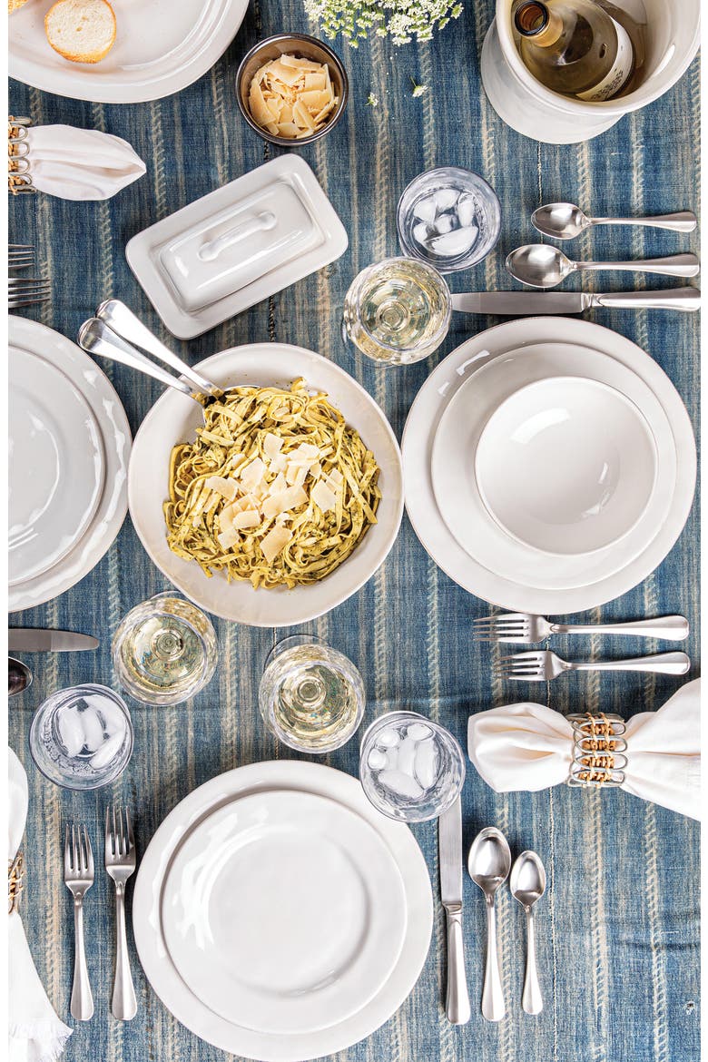 Puro Whitewash 4-Piece Table Setting, Alternate, color, WHITEWASH