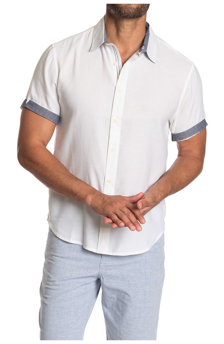 Fundamental Coast Paradise Short Sleeve Regular Fit Shirt, Main, color,