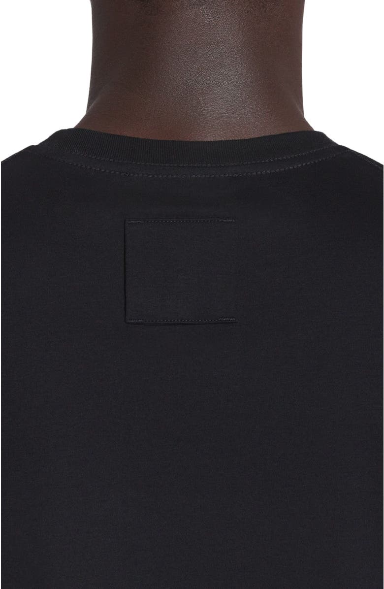 Lanvin Embroidered T-Shirt, Alternate, color, Black