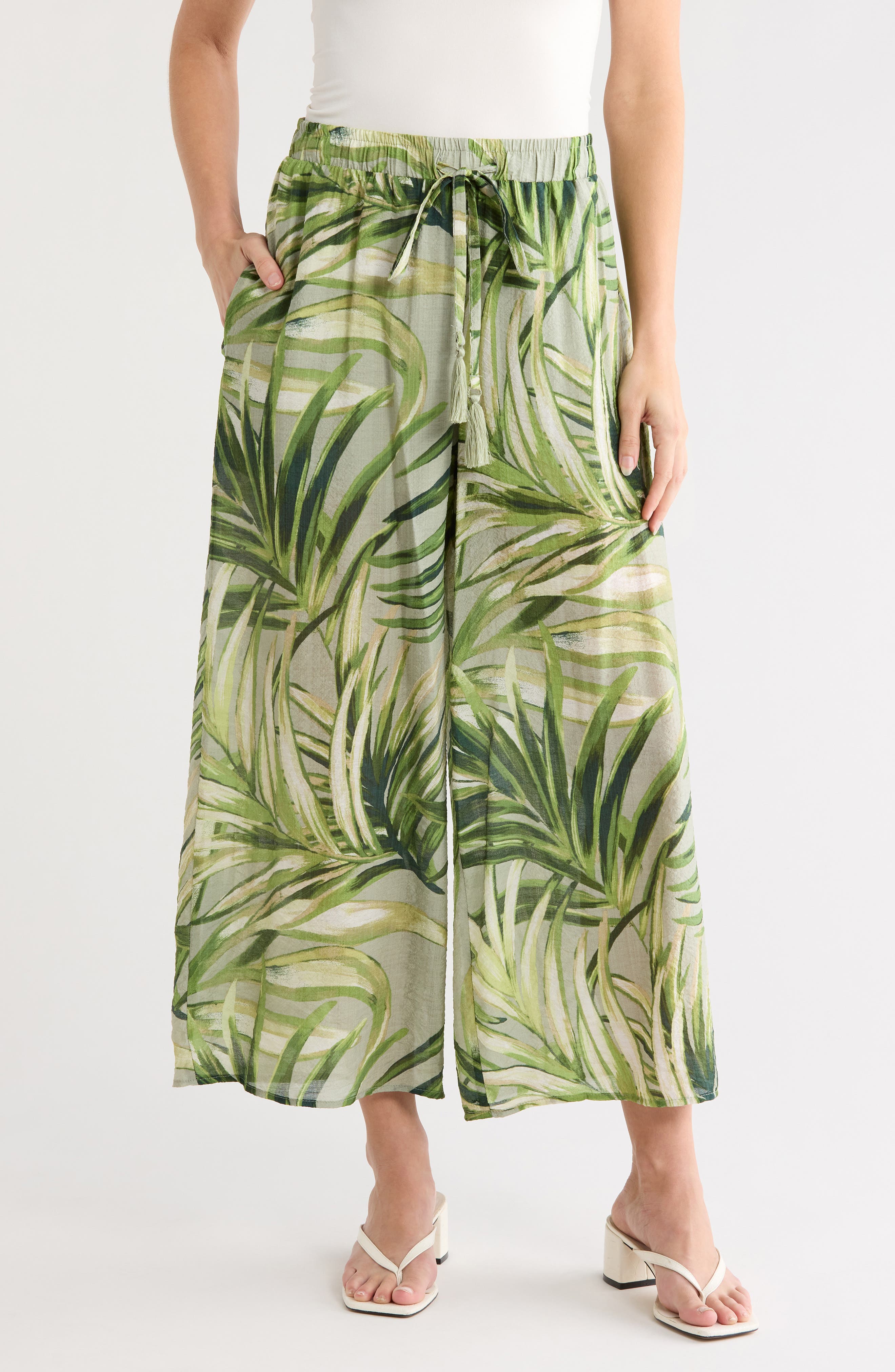 Lawn Drawstring Pants