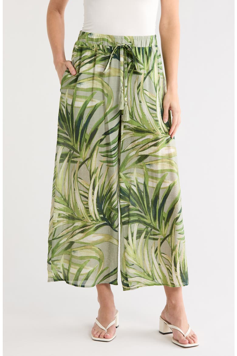 Lawn Drawstring Pants, Main, color, KELP FOREST-349