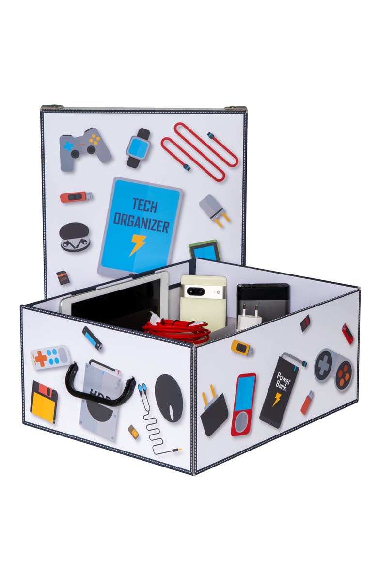 Lavatelli Tech Organizer Box, Main, color, Multicolored