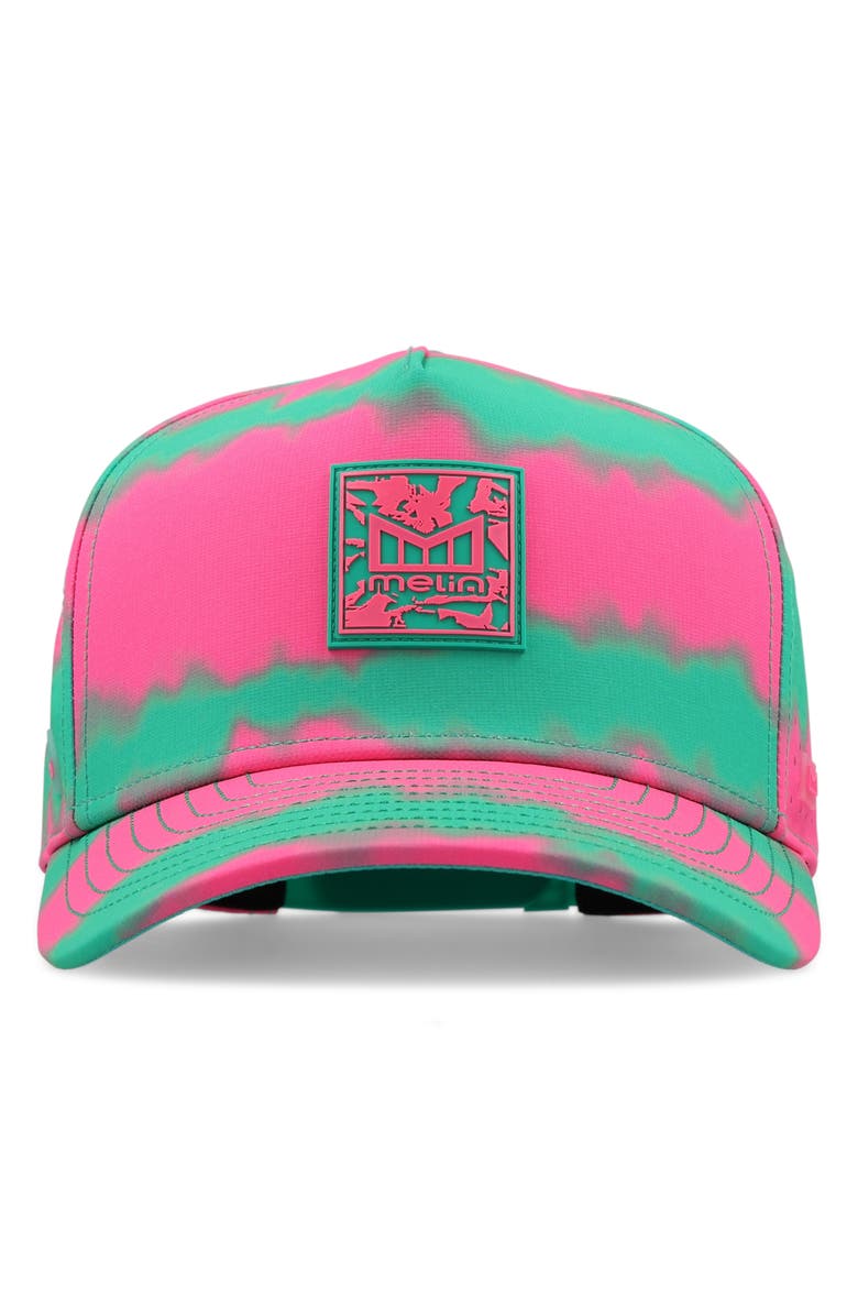 Melin Hydro Odysea Neon Tie Dye Hat, Alternate, color, Neo Pink