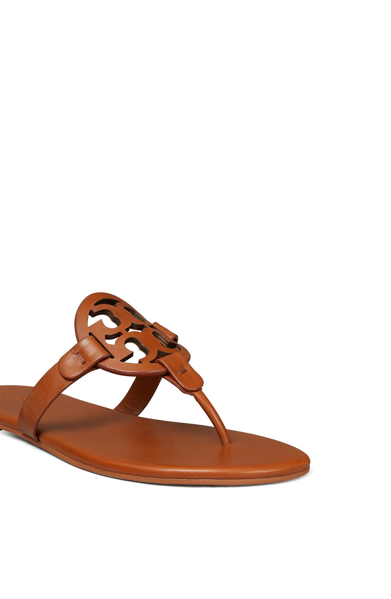 Tory Burch Miller Soft Thong Sandal, Alternate, color, Miele