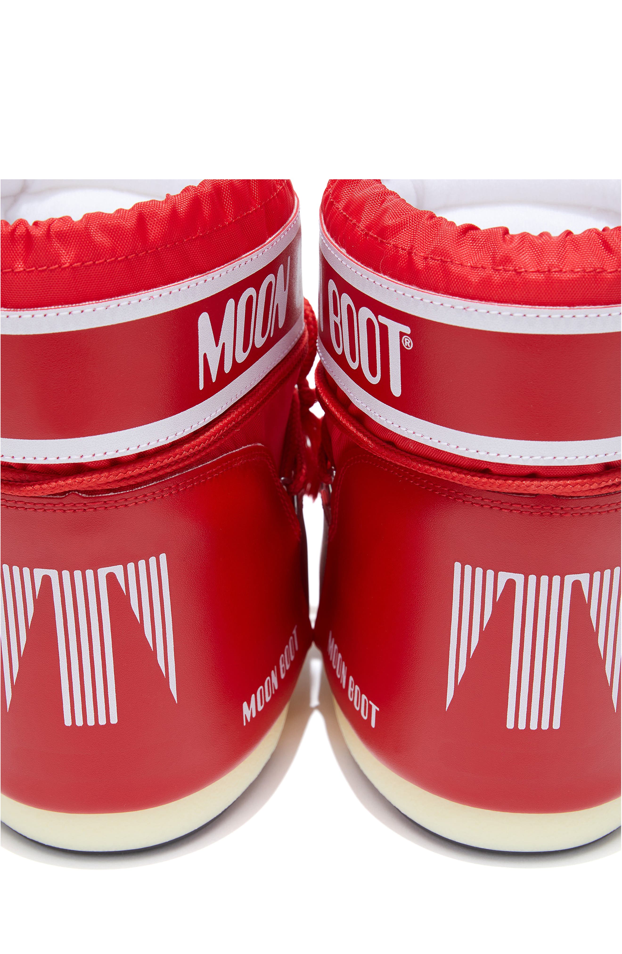 Moon Boot<sup>®</sup> Classic Low 2 Water Repellent Nylon Boot, Alternate, color, Red/ Red