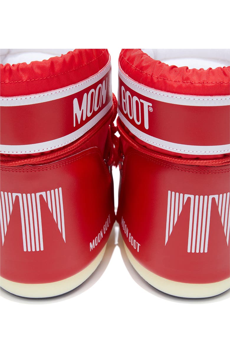 Moon Boot<sup>®</sup> Classic Low 2 Water Repellent Nylon Boot, Alternate, color, Red/ Red