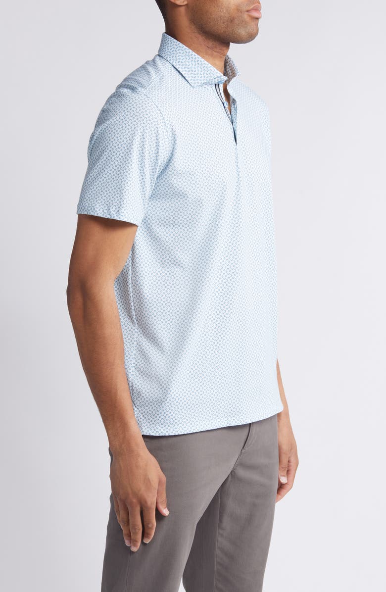 Stone Rose Link Geo DryTouch<sup>®</sup> Performance Polo, Alternate, color, 